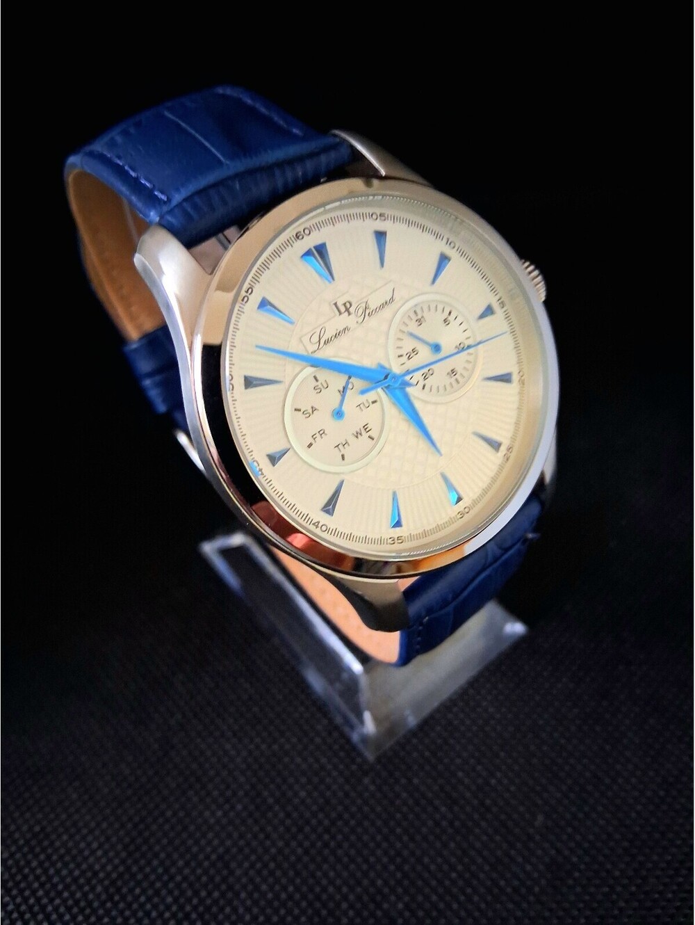 Lucien Piccard Stear LP-12671 Leather Watch IN BOX